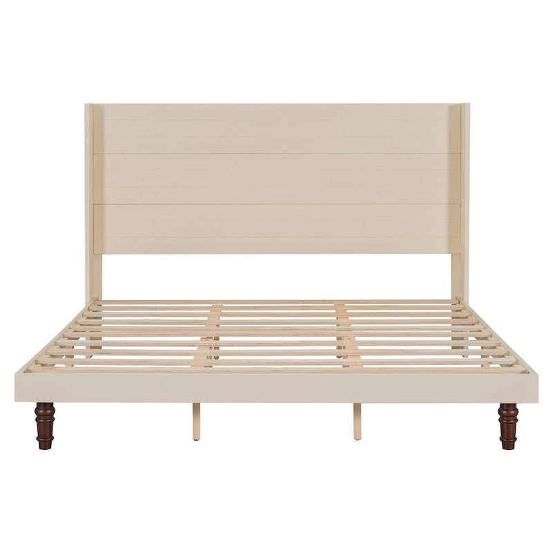 54 High Headboard Bed with Comfortable Back Support