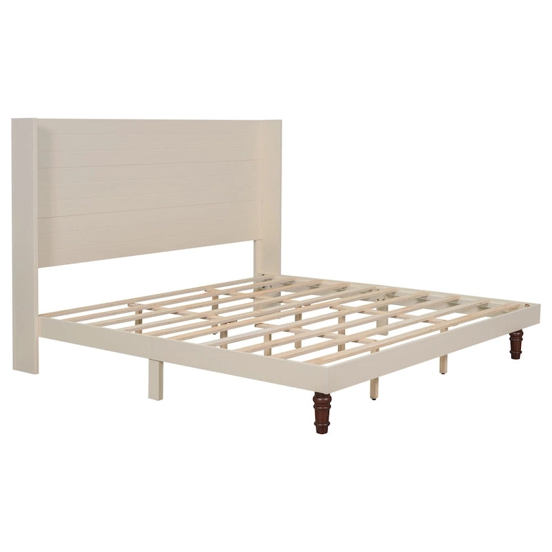 54 High Headboard Bed with Comfortable Back Support