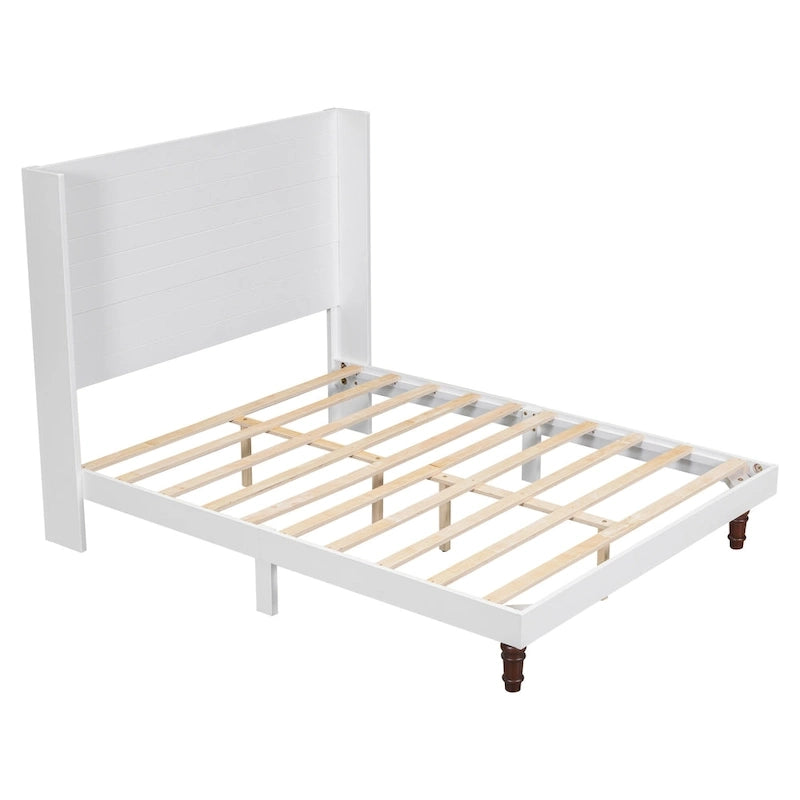 54 High Headboard Bed with Comfortable Back Support