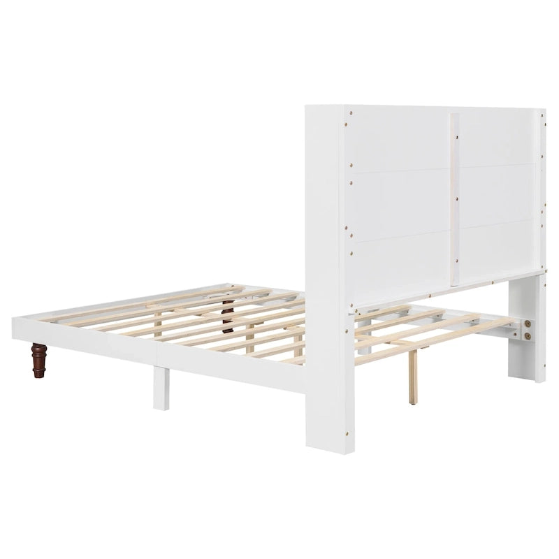 54 High Headboard Bed with Comfortable Back Support