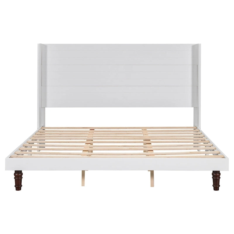 54 High Headboard Bed with Comfortable Back Support