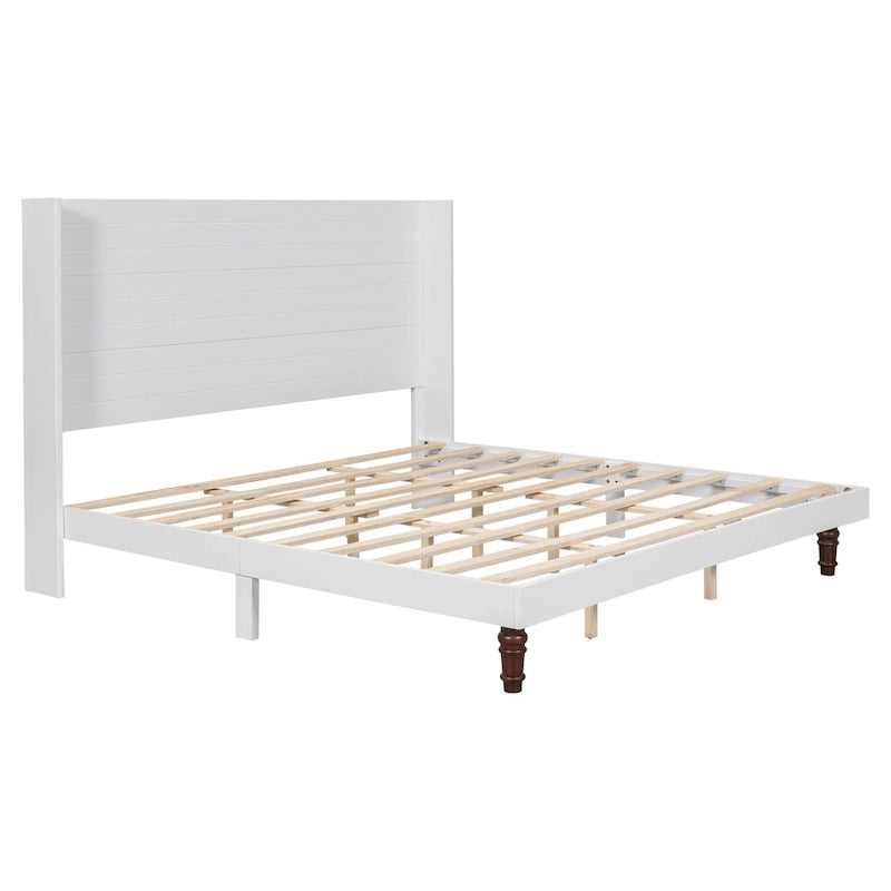 54 High Headboard Bed with Comfortable Back Support