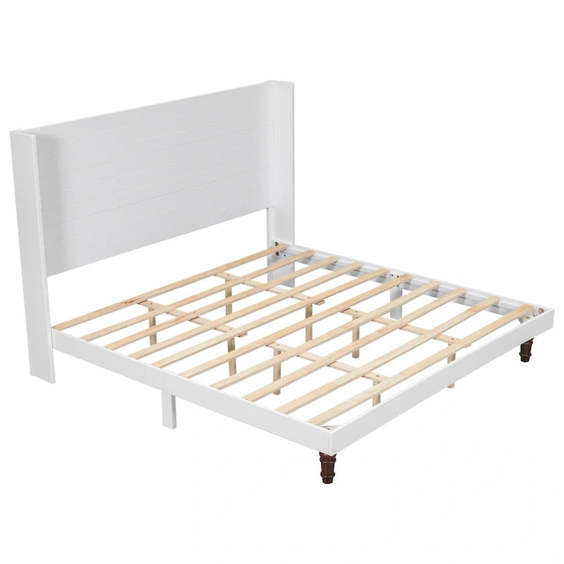 54 High Headboard Bed with Comfortable Back Support