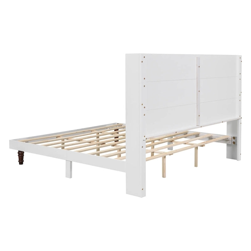 54 High Headboard Bed with Comfortable Back Support