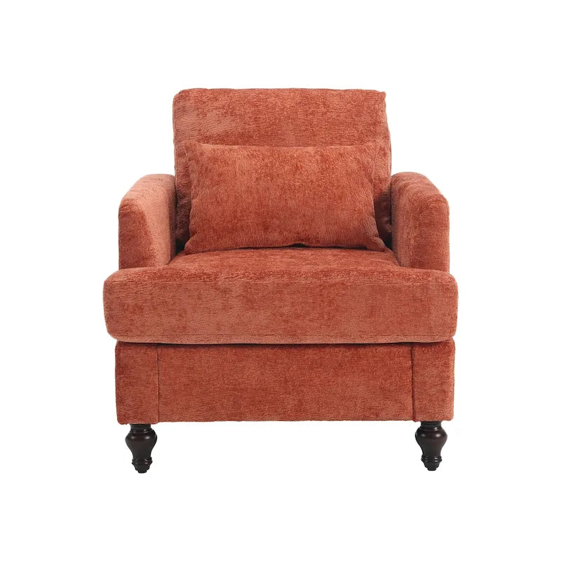 Wood Frame Modern Accent Chair
