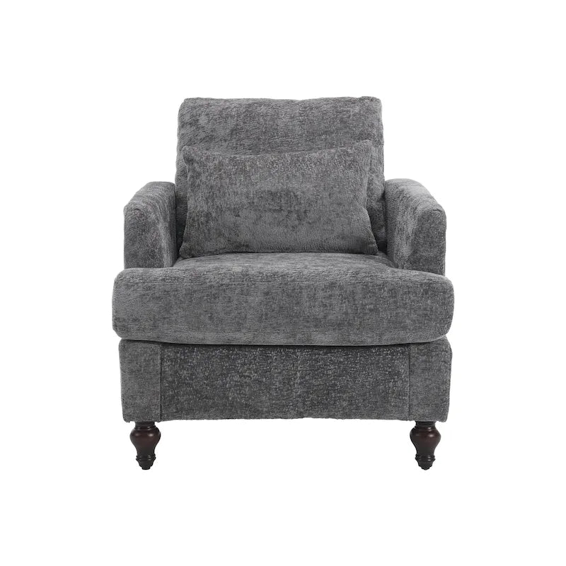 Wood Frame Modern Accent Chair