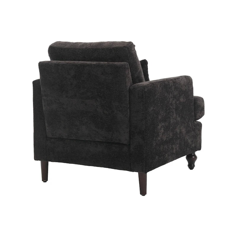 Wood Frame Modern Accent Chair