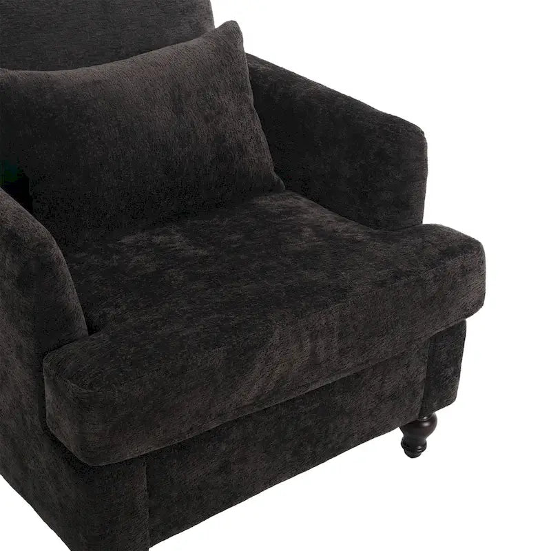 Wood Frame Modern Accent Chair