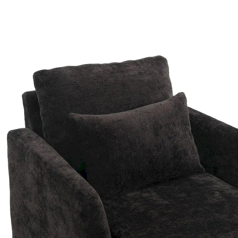 Wood Frame Modern Accent Chair