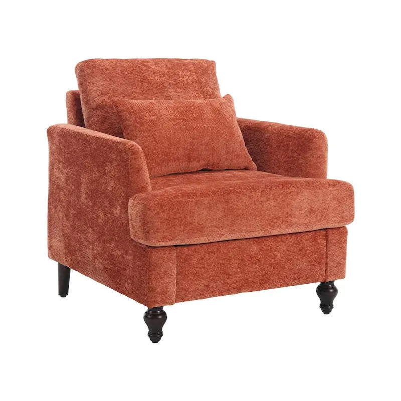 Wood Frame Modern Accent Chair