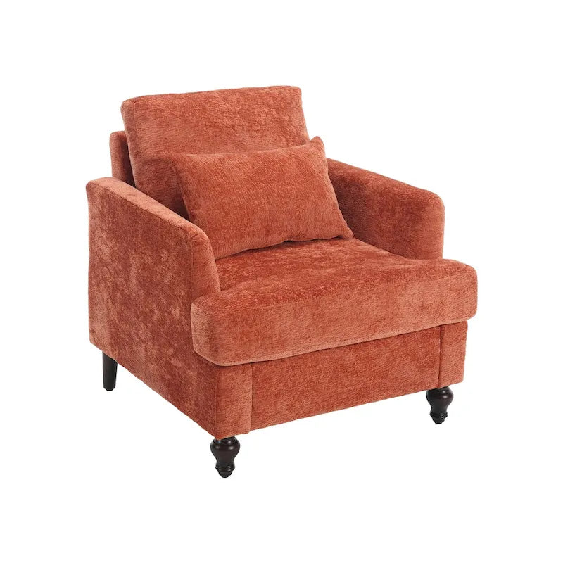 Wood Frame Modern Accent Chair