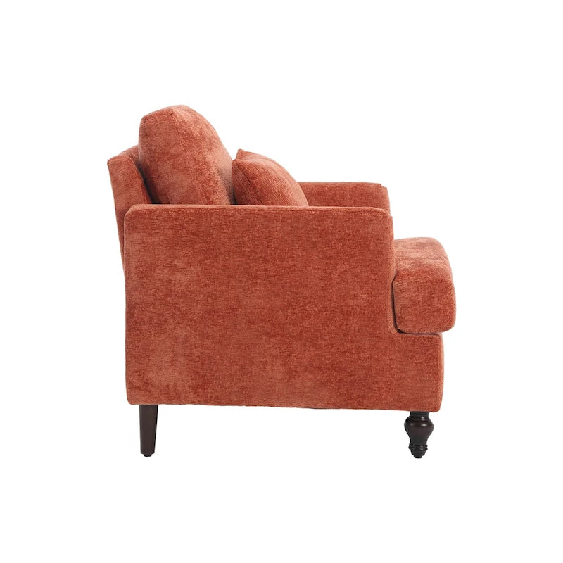 Wood Frame Modern Accent Chair