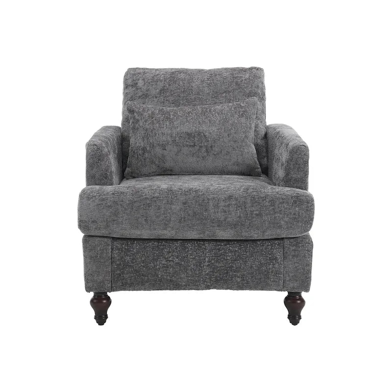 Wood Frame Modern Accent Chair