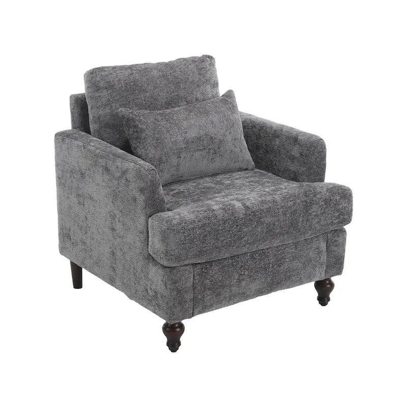 Wood Frame Modern Accent Chair