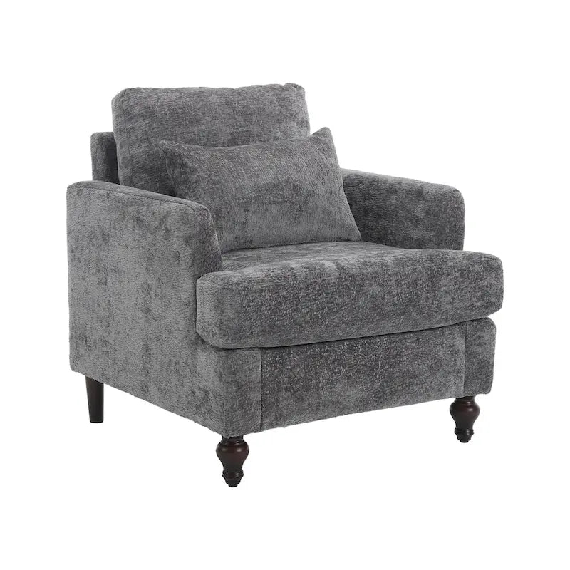 Wood Frame Modern Accent Chair