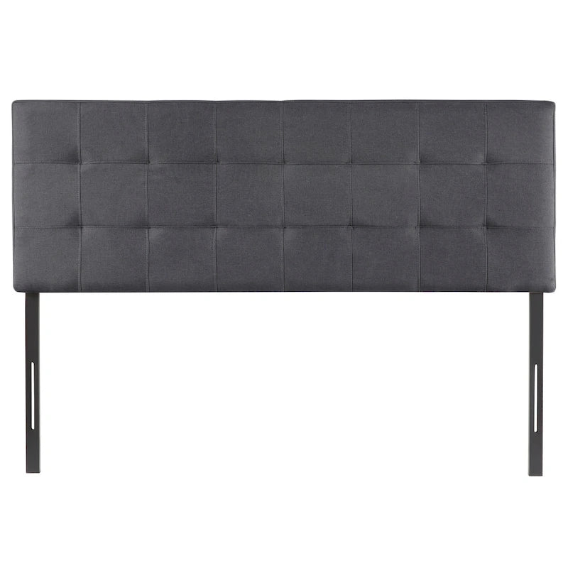 Tufted Upholstered Headboard, Height Adjustable Queen Size Headboard, Bed Backboard Padded Premium Fabric Headboard