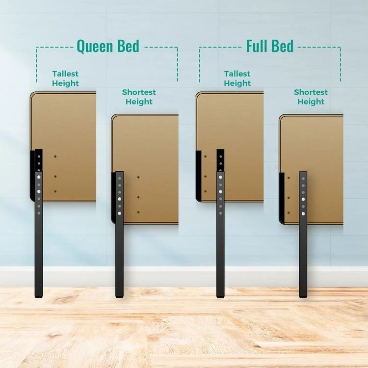 Tufted Upholstered Headboard, Height Adjustable Queen Size Headboard, Bed Backboard Padded Premium Fabric Headboard