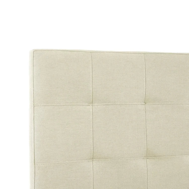 Tufted Upholstered Headboard, Height Adjustable Queen Size Headboard, Bed Backboard Padded Premium Fabric Headboard
