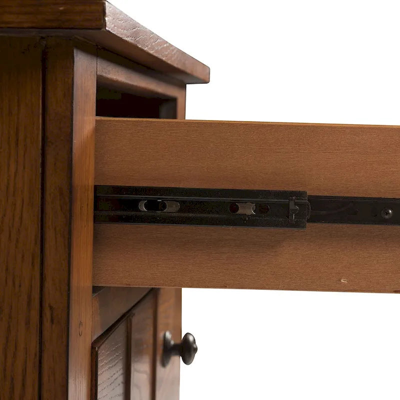 Grandpa's Cabin Rustic 7 Drawer Dresser for Bedroom - Sandstone or Aged Oak