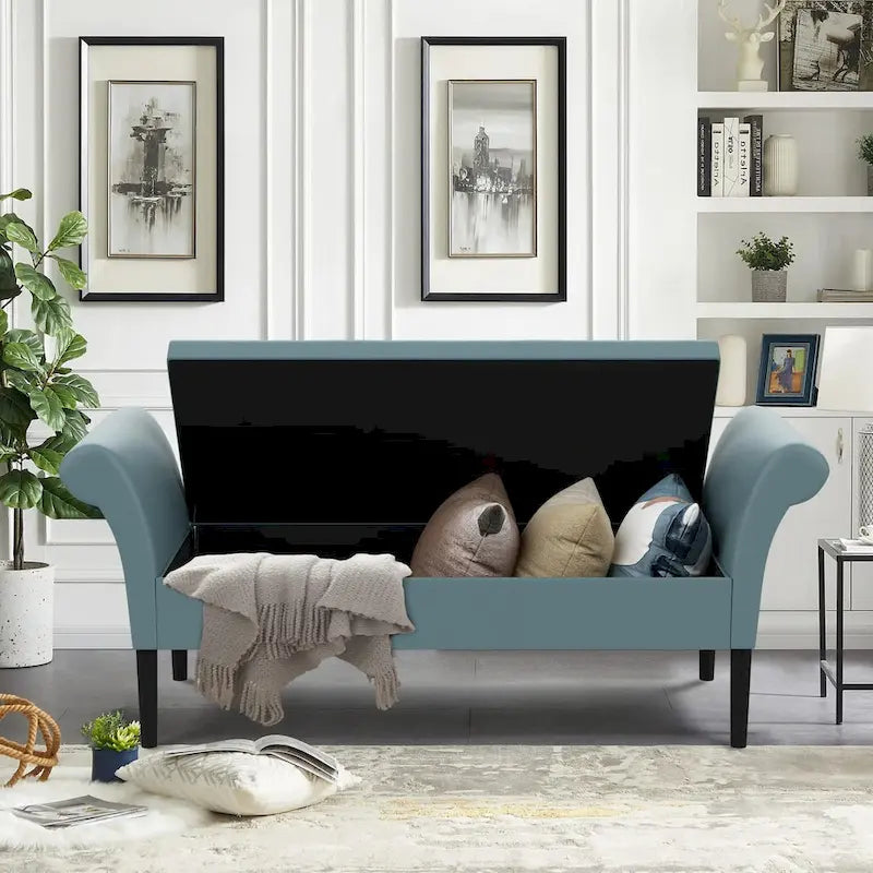 Storage Bench Tufted Bed Bench Entryway Bench