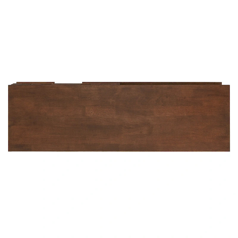 Mid-Century Wood 2-Drawer TV Stand Modern - 59-Inch