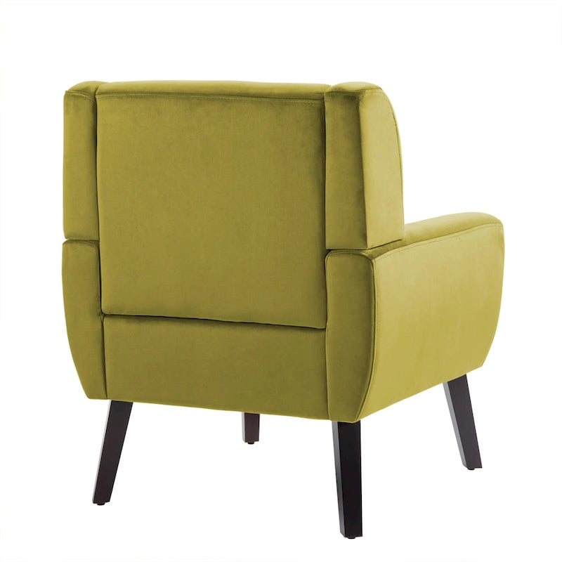 Modern Accent Chair Velvet Armchair - 28.9W x 35.1H x 29.5D