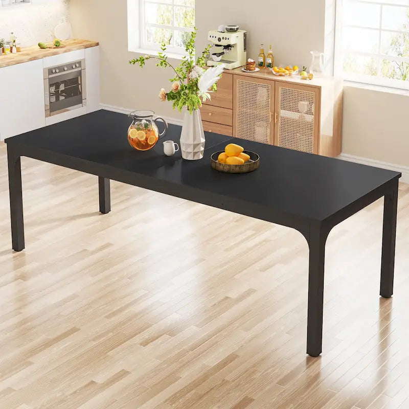 Dining Table for 6-8 Person, 78 inch Long Rectangular Kitchen Dining Table