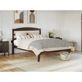 Solid Wood Platform Bed with Attachable USB Charger