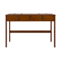 Modern Sturdy Home Office Wood Desk with Drawers and Compartments