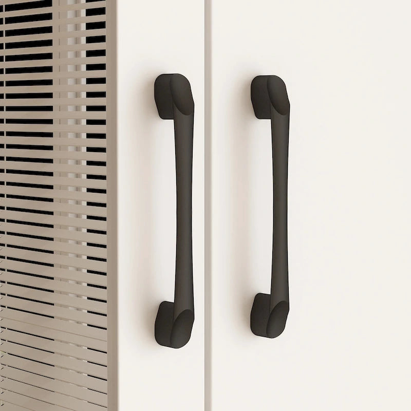 Wardrobe Closet Armoire wi/Mirror & Scalable Hanging Rod Space Saving