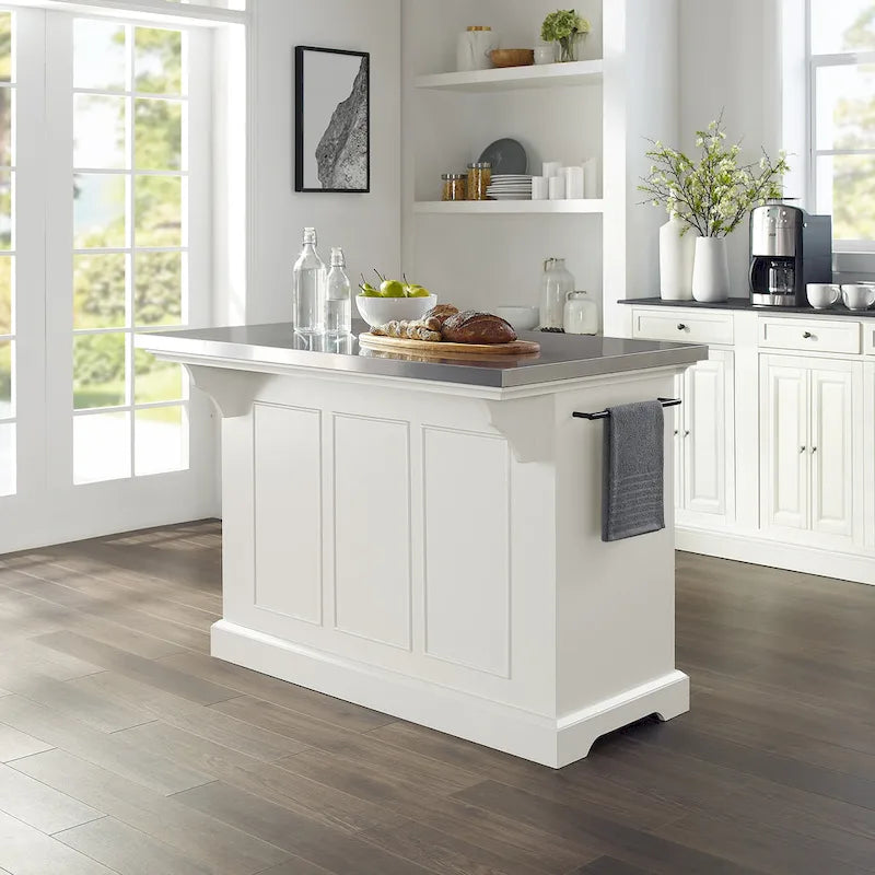 Stainless Steel Top Kitchen Island - 50 W x32 D x 36 H