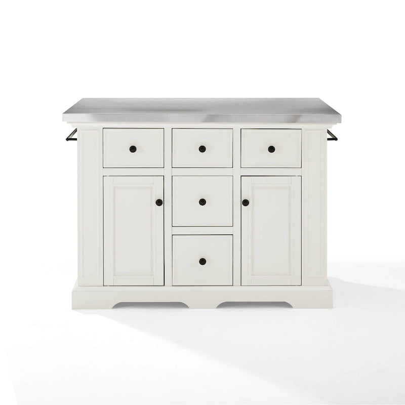 Stainless Steel Top Kitchen Island - 50 W x32 D x 36 H