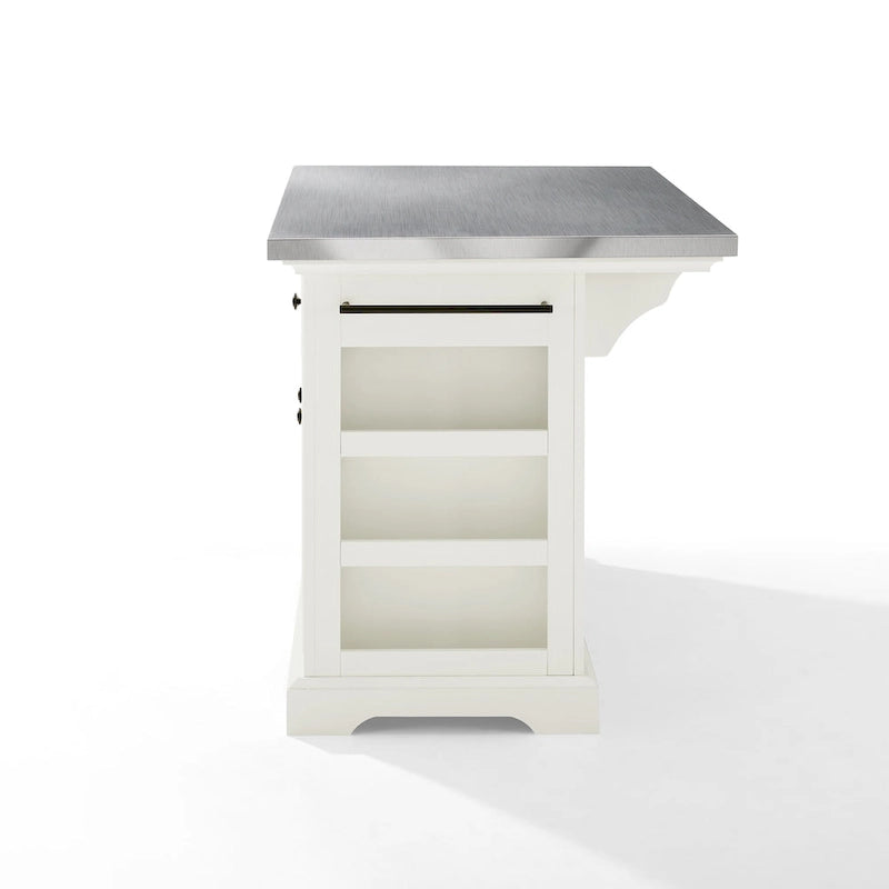 Stainless Steel Top Kitchen Island - 50 W x32 D x 36 H