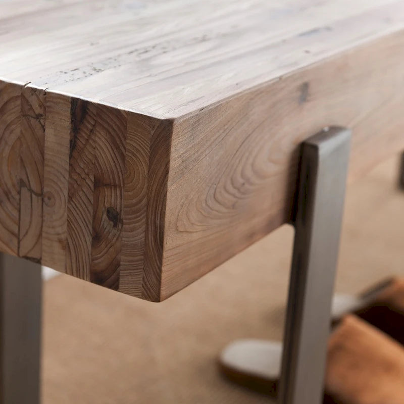 Industrial Reclaimed Wood Bench