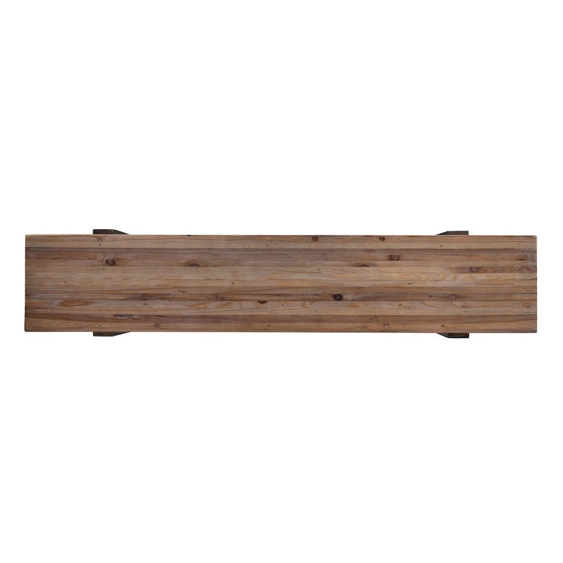 Industrial Reclaimed Wood Bench