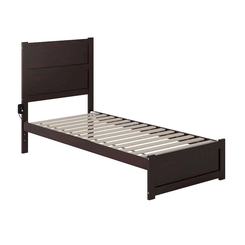 Platform Bed with Footboard