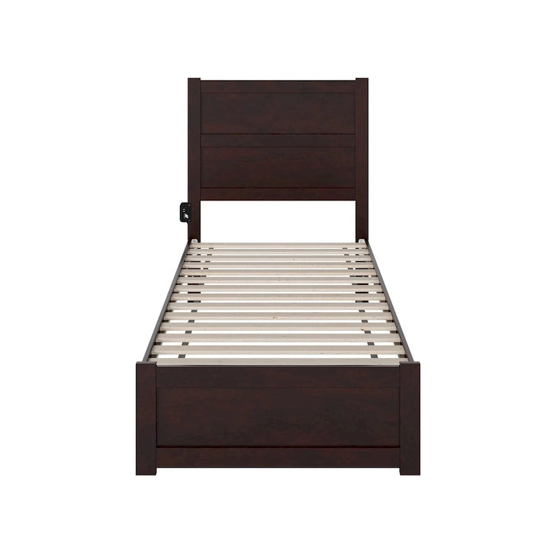 Platform Bed with Footboard