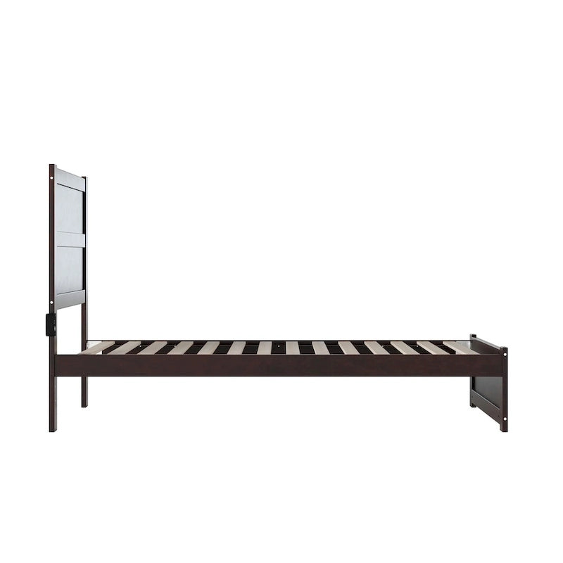 Platform Bed with Footboard