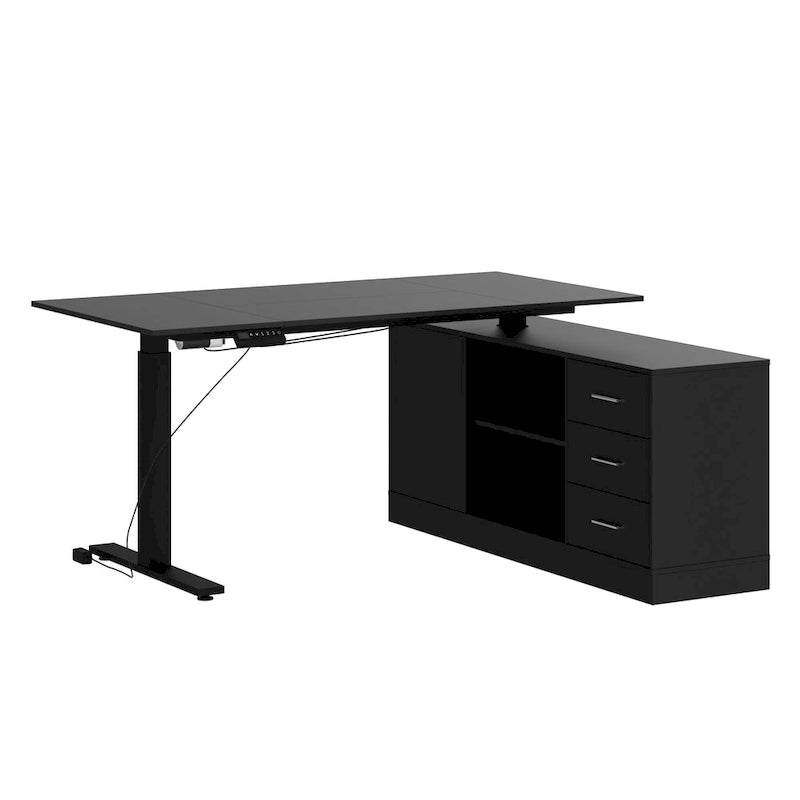 Office Solution: 63 Standing Desk Electric Lift Computer Desk White
