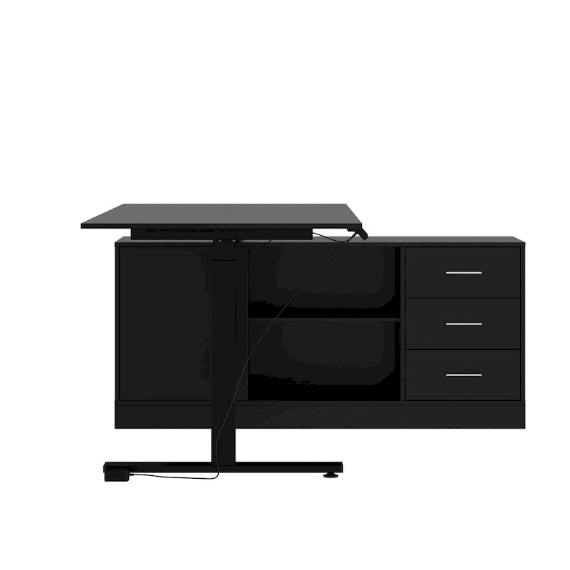Office Solution: 63 Standing Desk Electric Lift Computer Desk White