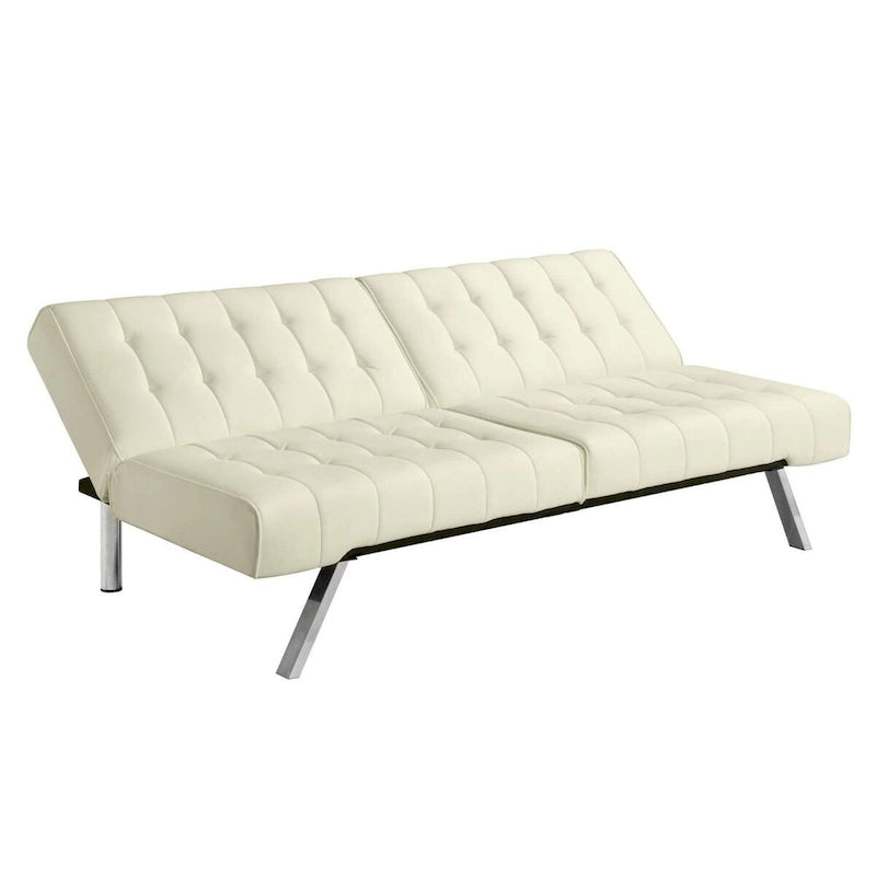 Splitback Multi-Position Sofa Sleeper in Vanilla - 71 x 36.5 x 31.1 inches
