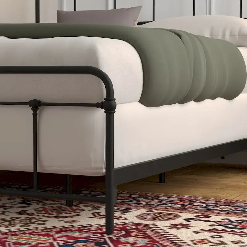 Modern Industrial Metal Bed Frame