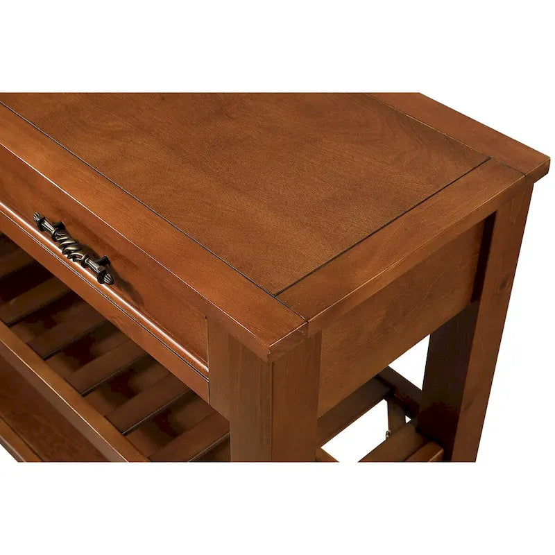 Solid Wood 3-drawer Sofa Console Table