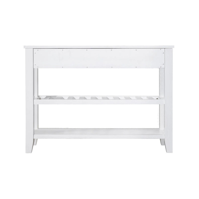 Solid Wood 3-drawer Sofa Console Table