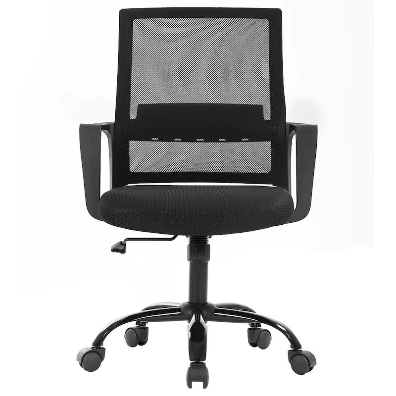 Modern Adjustable Height Ergonomic Swivel Office Chair with Lumbar Support