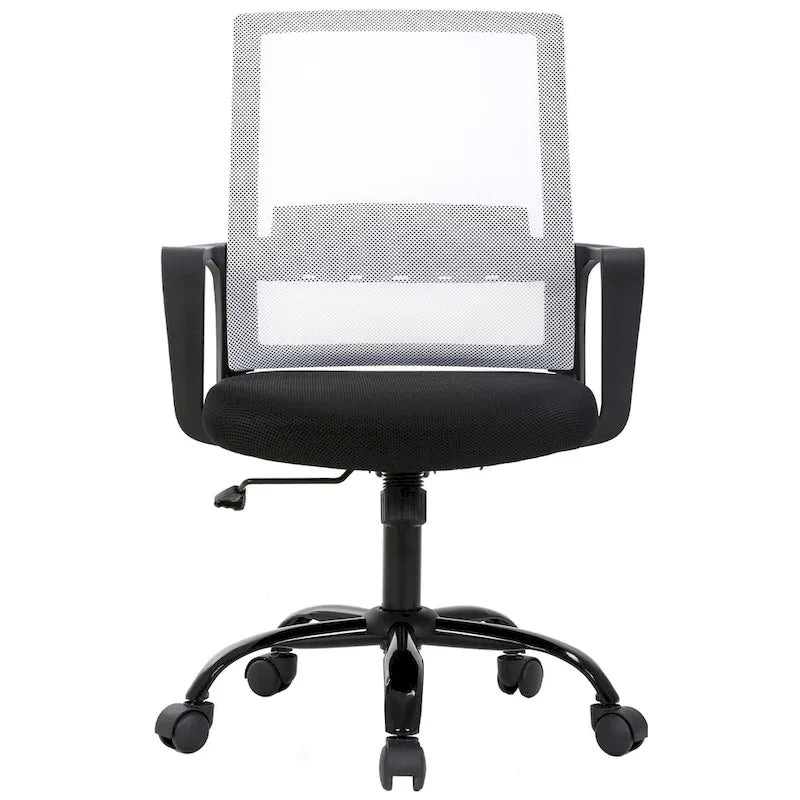 Modern Adjustable Height Ergonomic Swivel Office Chair with Lumbar Support